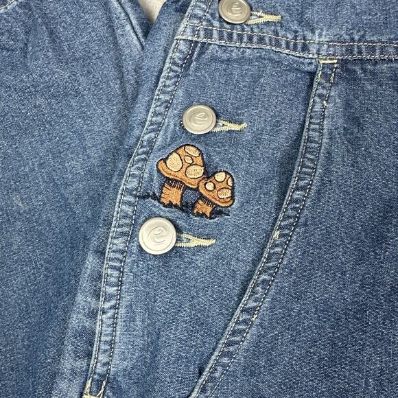 NWT The Disney Store Eeyore Thanks For Noticin’ Me Denim Overalls Women’s Medium - Picture 2 of 16